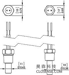 S5TAF S7TAF Temperature Switch Dimension